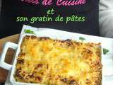 Gratin de pâtes pour  Cuisinons avec et pour les enfants  et mon partenaire Manelli