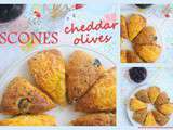 Scones cheddar olives