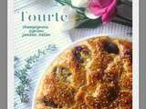 Tourte aux champignons de Paris rosés, oignons et jambon italien