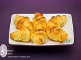 Mini croissants lardons reblochon