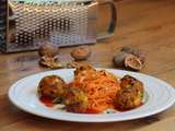 Spaghetti – boulettes végétariennes