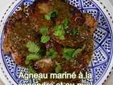 Agneau mariné à la coriandre et au miel