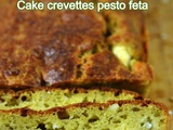 Cake crevettes pesto feta