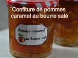 Confiture de pommes au caramel au beurre salé