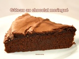 Gâteau au chocolat meringué