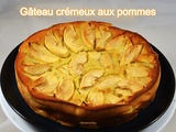 Gâteau crémeux aux pommes