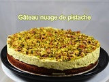 Gâteau nuage de pistache