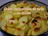 Gratin de pommes de terre au poulet