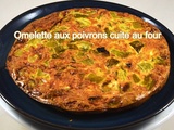 Omelette aux poivrons cuite au four