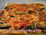 Pizza aux légumes grillés