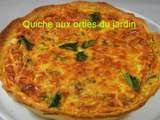 Quiche aux orties du jardin