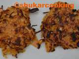 Rösti de poireau au paprika