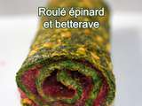 Roulé épinard et betterave