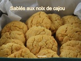 Sablés aux noix de cajou