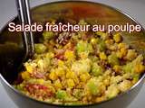 Salade fraîcheur au poulpe