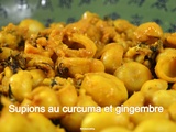 Supions au curcuma et gingembre