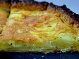 Tarte aux pommes de terre et cancoillotte