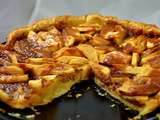 Tarte aux pommes du jardin nappage caramel au beurre salé