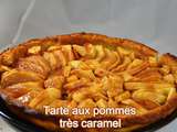 Tarte aux pommes très caramel