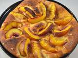 Tarte brioché aux nectarines