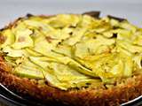 Tarte de riz aux courgettes grillées et ras-el-hanout