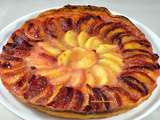 Tarte fine aux nectarines et pèches