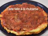 Tarte tatin à la rhubarbe