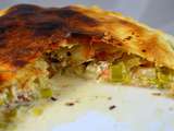 Tourte aux St Jacques et crevettes