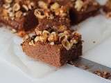 Brownie Nutella-Noisettes Caramélisées