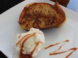 Pain Perdu Glace Vanille et Caramel au Beurre Salé