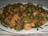 Boulettes de poulet et olives en sauce