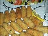 Croquettes de pomme de terre et crevettes