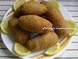 Croquettes de steak haché et riz