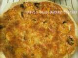 Quiche aux crevettes et au thon