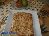 Gateau aux poires et speculoos