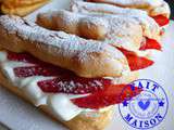 Eclairs à la Fraise ( au Thermomix )