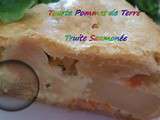 Tourte aux Pommes de Terre et Truite Saumonée ( au Thermomix )