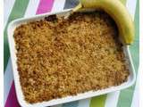 Crumble banane/chocolat/speculoos - Crumble de banana/chocolate/speculoos