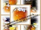 Brioche marocaine Milia à la confiture de gingembre