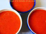 Soupe minceur de tomates au cumin