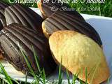 Madeleines en coque de chocolat citron - pur beurre et lait ribot