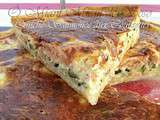 Quiche a la truite saumonee et a la courgette