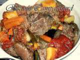 Ragout de boeuf campagnard - mijoteuse