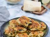 Galettes de boulghour, courgettes, fromage