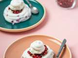 Pavlovas à la grenade, riz au lait à la fleur d’oranger