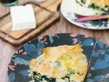 Spanakopita, tourte grecque végétarienne épinards feta