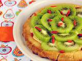 Tarte Kiwi et Clementine Curd, Baies de goji