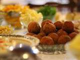 Boulettes aux crevettes, fines herbes, noix et fines herbes (Grèce)