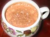 Chocolat chaud saveur caramel