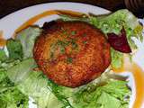 Croquettes de poisson (fishcakes) aux fines herbes panées sans gluten (Etats-Unis)